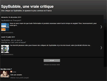 Tablet Screenshot of critique-spybubble.blogspot.com