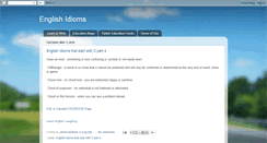 Desktop Screenshot of english-idioms.blogspot.com