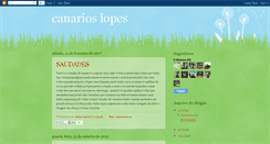 Desktop Screenshot of canario-arlequimportugues.blogspot.com