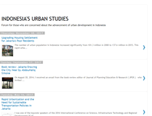 Tablet Screenshot of indonesiaurbanstudies.blogspot.com