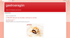 Desktop Screenshot of gastroaragon.blogspot.com