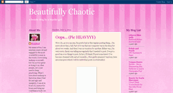 Desktop Screenshot of iambeautifullychaotic.blogspot.com