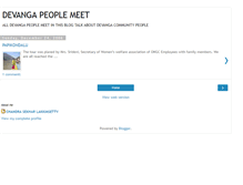 Tablet Screenshot of devanga-people-meet.blogspot.com
