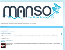 Tablet Screenshot of mansoboutiquehostal.blogspot.com