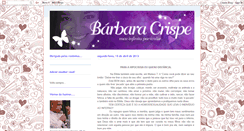 Desktop Screenshot of barbaracrispe.blogspot.com