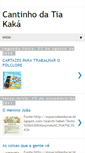 Mobile Screenshot of cantinhodatiakaka.blogspot.com