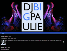 Tablet Screenshot of djbigpaulie.blogspot.com