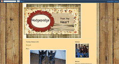 Desktop Screenshot of hodgepodgefromtheheart.blogspot.com