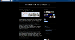 Desktop Screenshot of anarchyintheukulele.blogspot.com