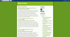 Desktop Screenshot of blogfreakzy.blogspot.com