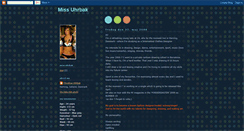 Desktop Screenshot of missuhrbak.blogspot.com