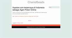 Desktop Screenshot of chainofbeads.blogspot.com
