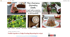 Desktop Screenshot of curiouscountrycook.blogspot.com