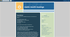 Desktop Screenshot of mochimusings.blogspot.com