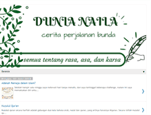 Tablet Screenshot of dunianaila.blogspot.com