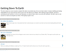 Tablet Screenshot of gettingdowntoearth.blogspot.com