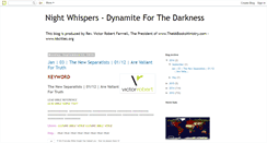 Desktop Screenshot of nightwhispering.blogspot.com