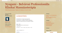Desktop Screenshot of masszazsterapia.blogspot.com