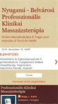 Mobile Screenshot of masszazsterapia.blogspot.com