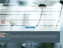 Tablet Screenshot of justembrace.blogspot.com