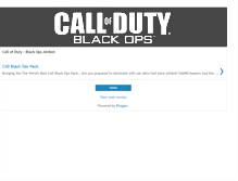 Tablet Screenshot of blackopsaimbot.blogspot.com