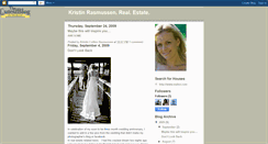 Desktop Screenshot of kristinrasreal.blogspot.com