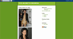 Desktop Screenshot of fotoselebritis.blogspot.com