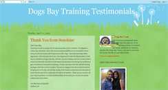 Desktop Screenshot of dogsbaytraining.blogspot.com