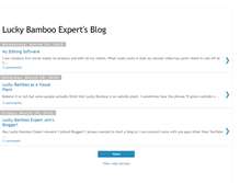 Tablet Screenshot of luckybambooexpert.blogspot.com