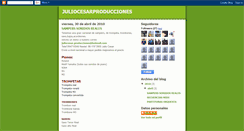 Desktop Screenshot of juliocesarproducciones.blogspot.com