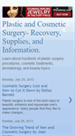 Mobile Screenshot of plasticandcosmeticsurgeryrecovery.blogspot.com