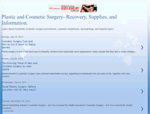 Tablet Screenshot of plasticandcosmeticsurgeryrecovery.blogspot.com