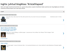 Tablet Screenshot of kristallilapsed.blogspot.com