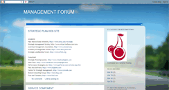 Desktop Screenshot of managementforumblog.blogspot.com