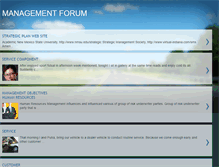 Tablet Screenshot of managementforumblog.blogspot.com