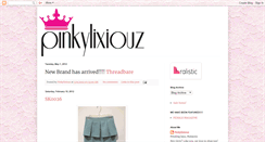 Desktop Screenshot of pinkylixiouz.blogspot.com