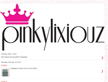 Tablet Screenshot of pinkylixiouz.blogspot.com