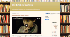 Desktop Screenshot of medical-education.blogspot.com