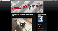 Desktop Screenshot of comunidadextrema.blogspot.com