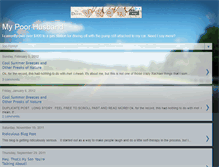 Tablet Screenshot of mypoorhusband.blogspot.com