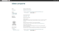 Desktop Screenshot of idees-propone.blogspot.com