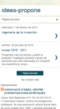 Mobile Screenshot of idees-propone.blogspot.com