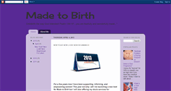 Desktop Screenshot of madetobirth.blogspot.com