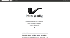 Desktop Screenshot of cesinestpasunblog.blogspot.com