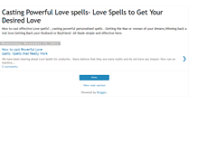 Tablet Screenshot of castinglostlovespells.blogspot.com