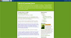 Desktop Screenshot of lifeisalearningcurve.blogspot.com