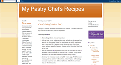 Desktop Screenshot of mypastrychefsrecipes.blogspot.com