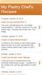 Mobile Screenshot of mypastrychefsrecipes.blogspot.com