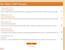 Tablet Screenshot of mypastrychefsrecipes.blogspot.com