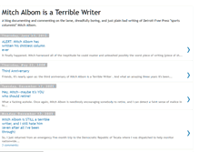 Tablet Screenshot of mitchalbomisaterriblewriter.blogspot.com